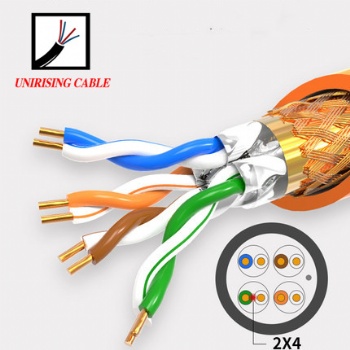 networking cable Cat6A CAT7 4 pair ,23AWG Soild, 305m/1000ft S/FTP Cable